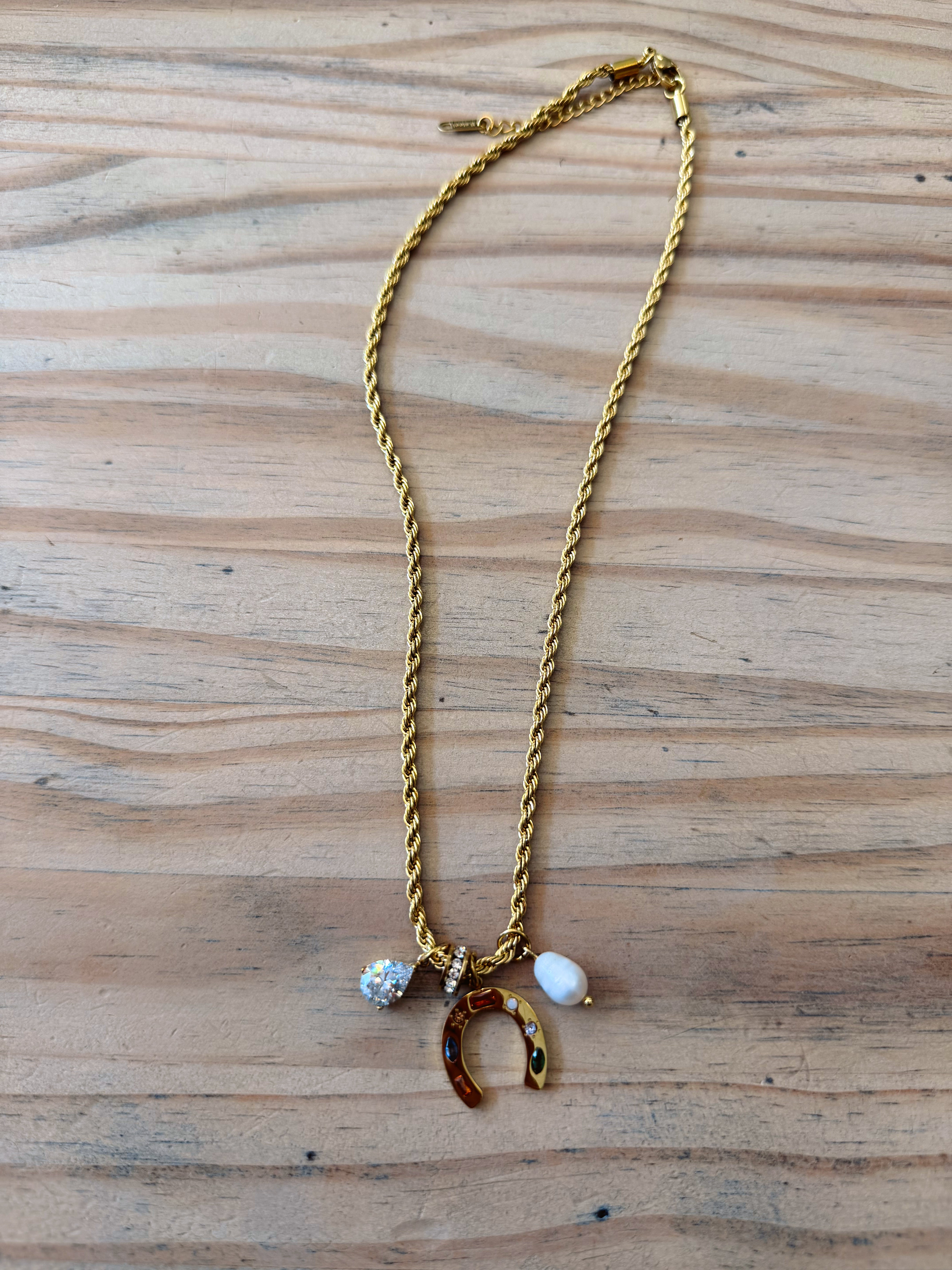 Horseshoe Charm Necklace