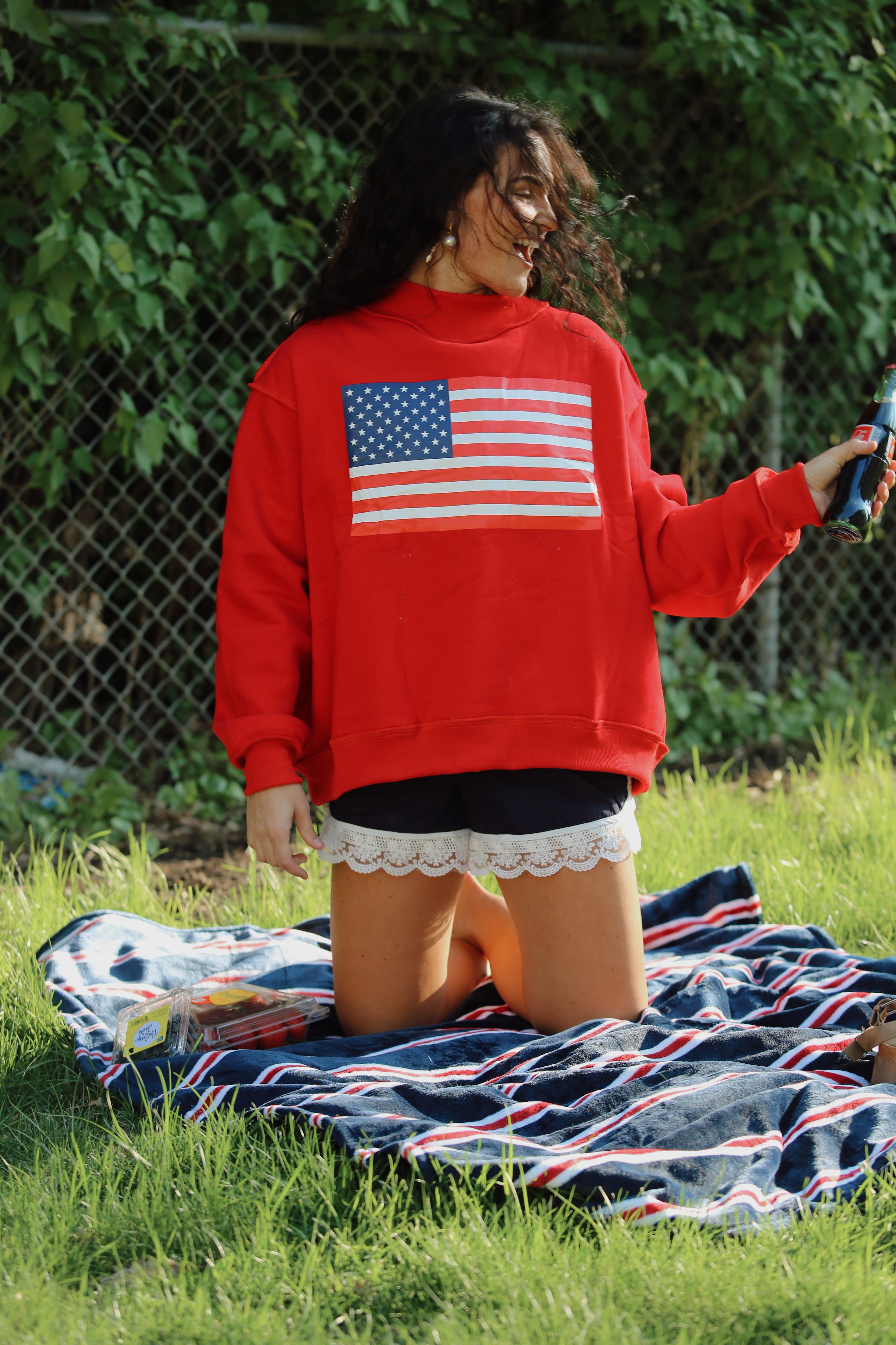 USA Mock Neck