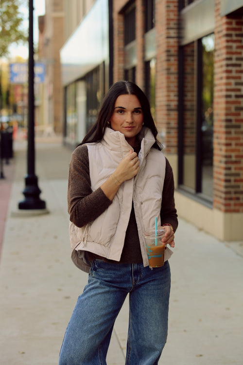 Quilted Puffer Vest