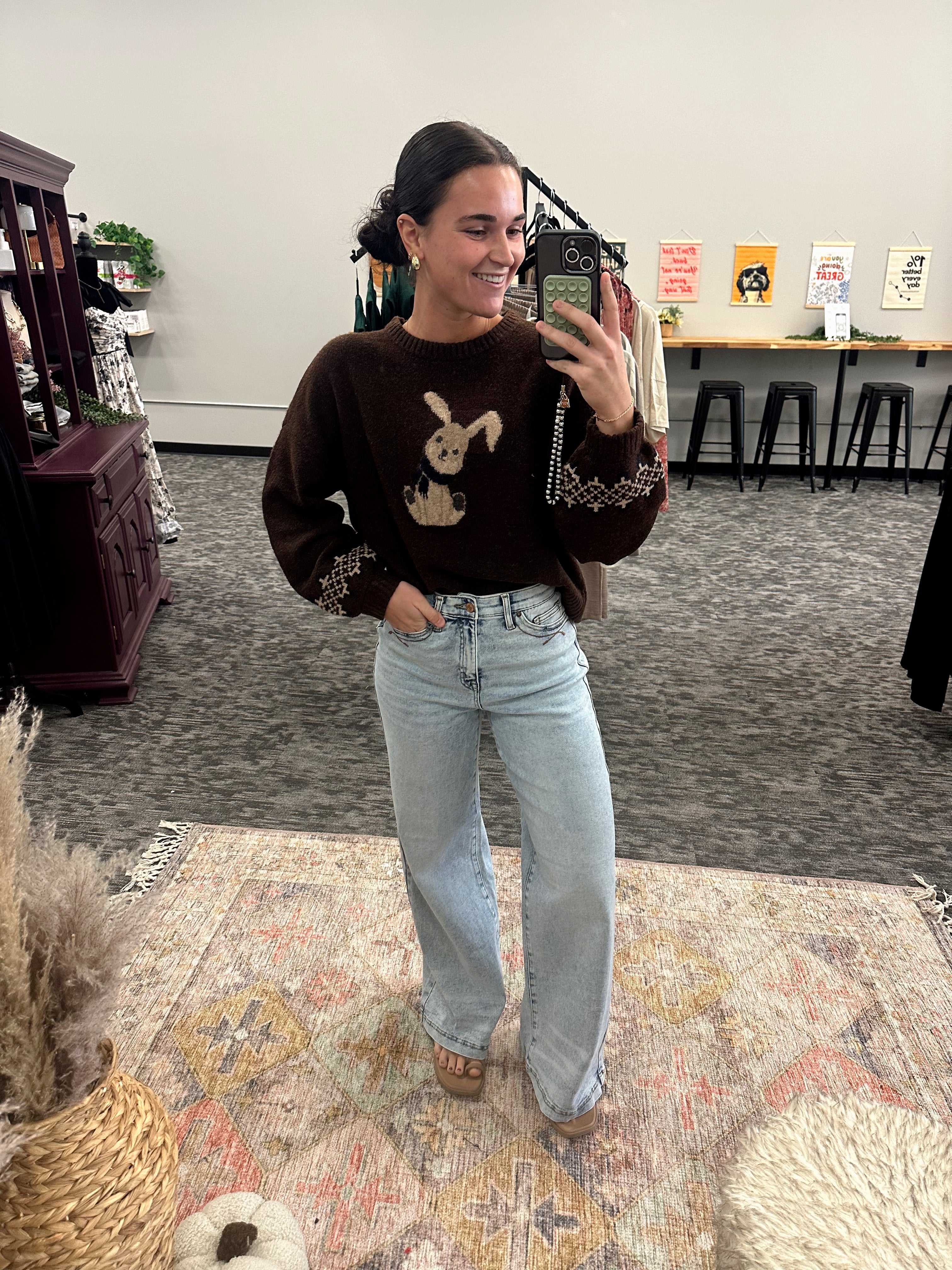 Hayley High Rise Wide Leg Jean