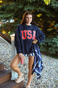 USA Mock Neck