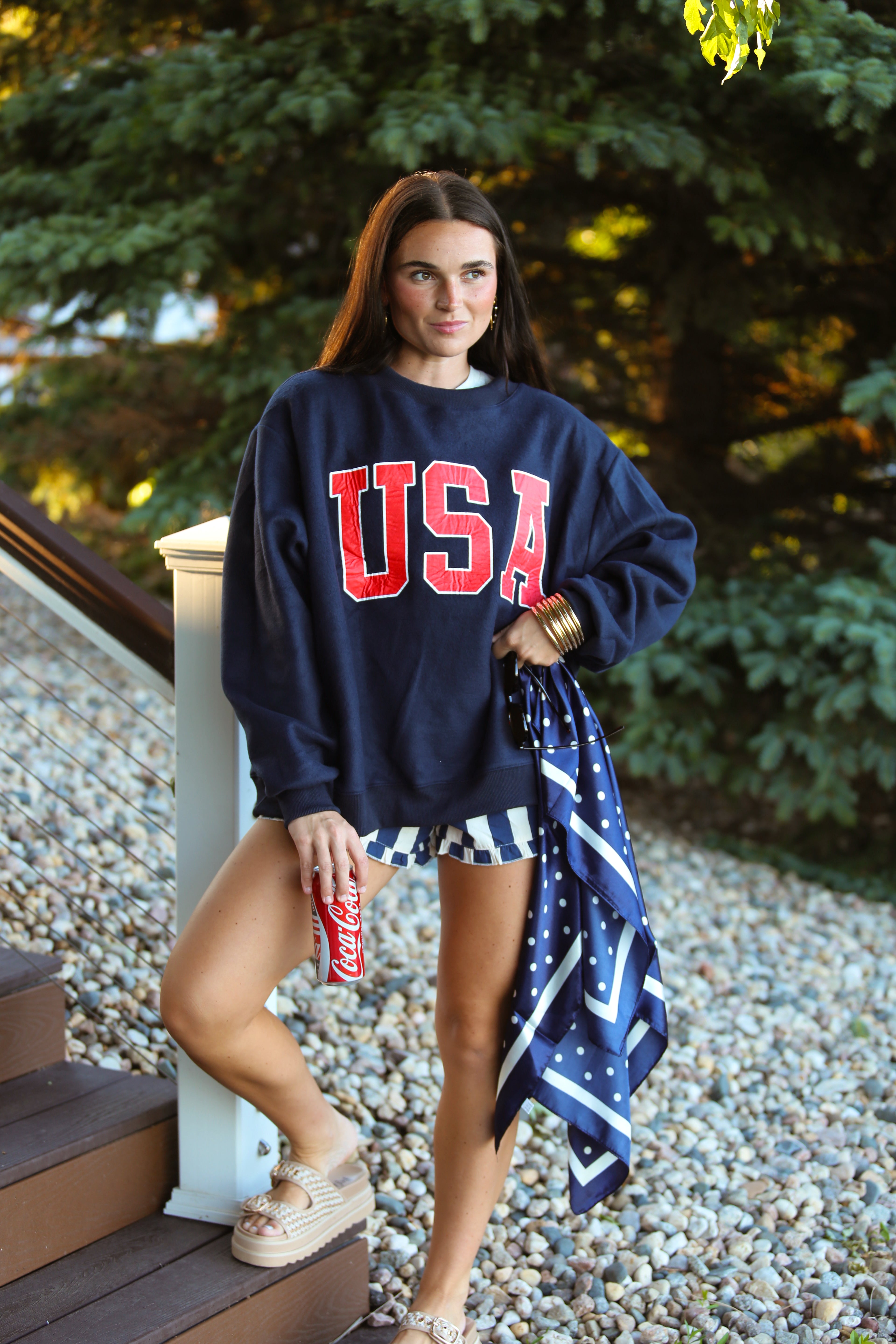 USA Mock Neck
