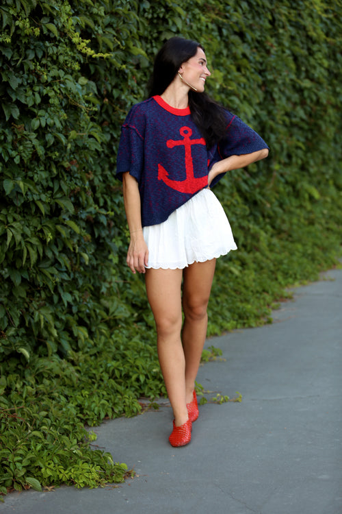 Amelia Anchor Sweater