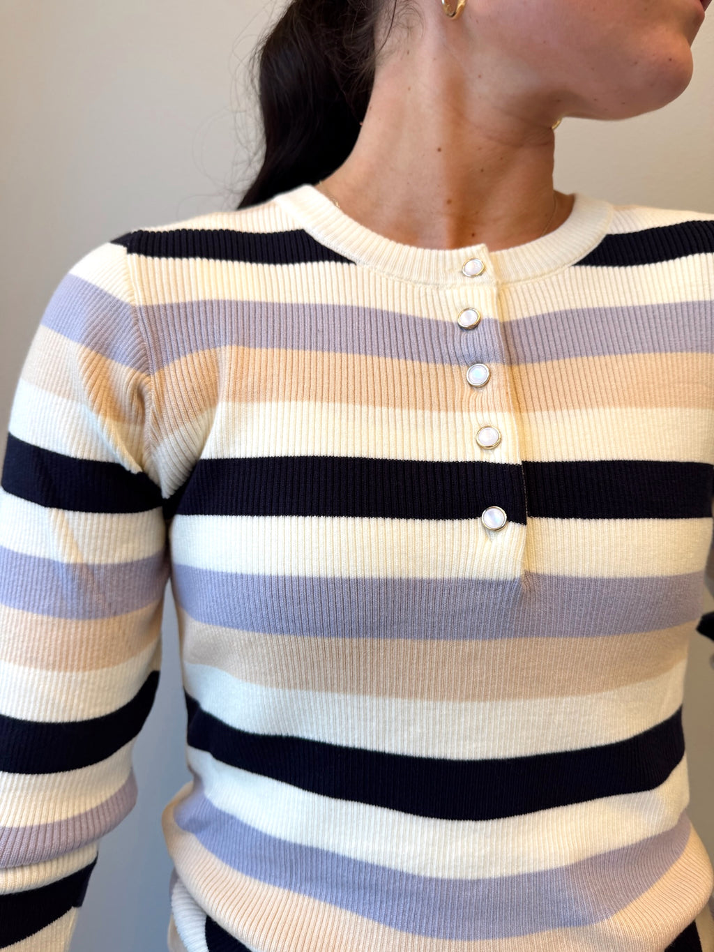 Halle Henley Stripe top