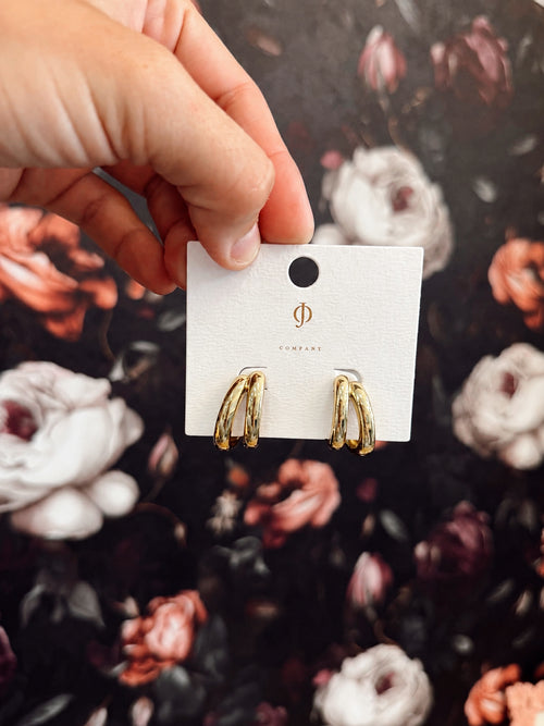 Hoop Sculptural Earrings