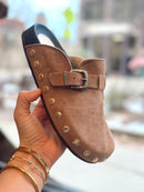 Toni Studded Buckle Clog