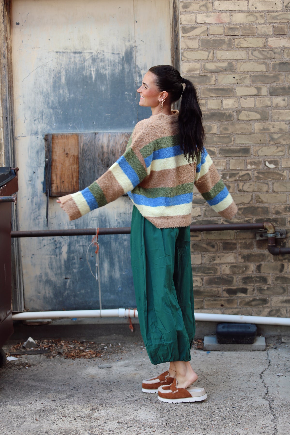 Fall Knit Stripe Sweater