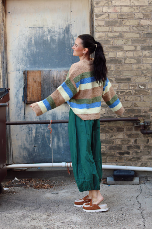 Fall Knit Stripe Sweater