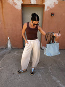 Soft Knit Barrel Pants
