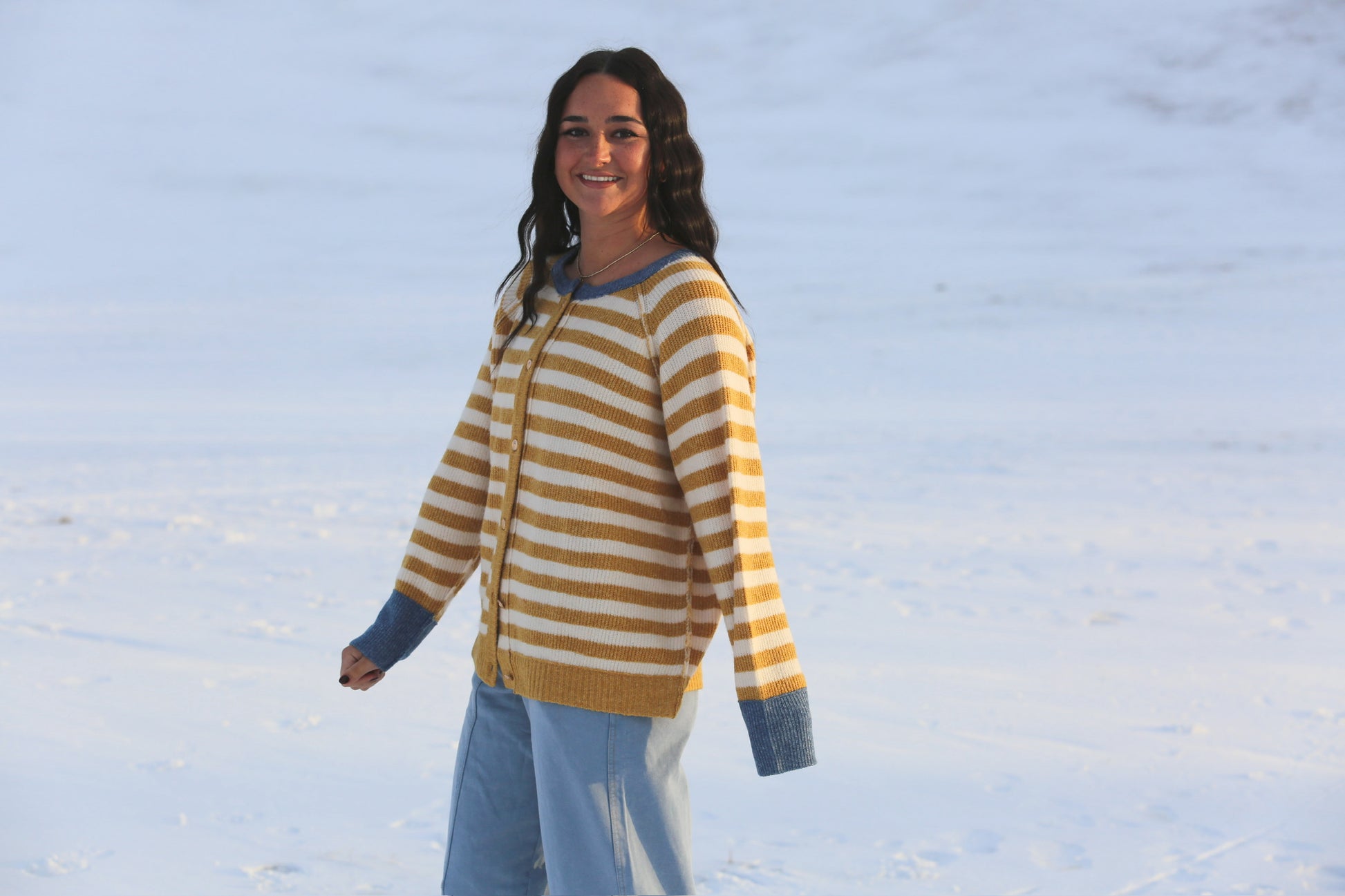 Misty Marigold Cardigan