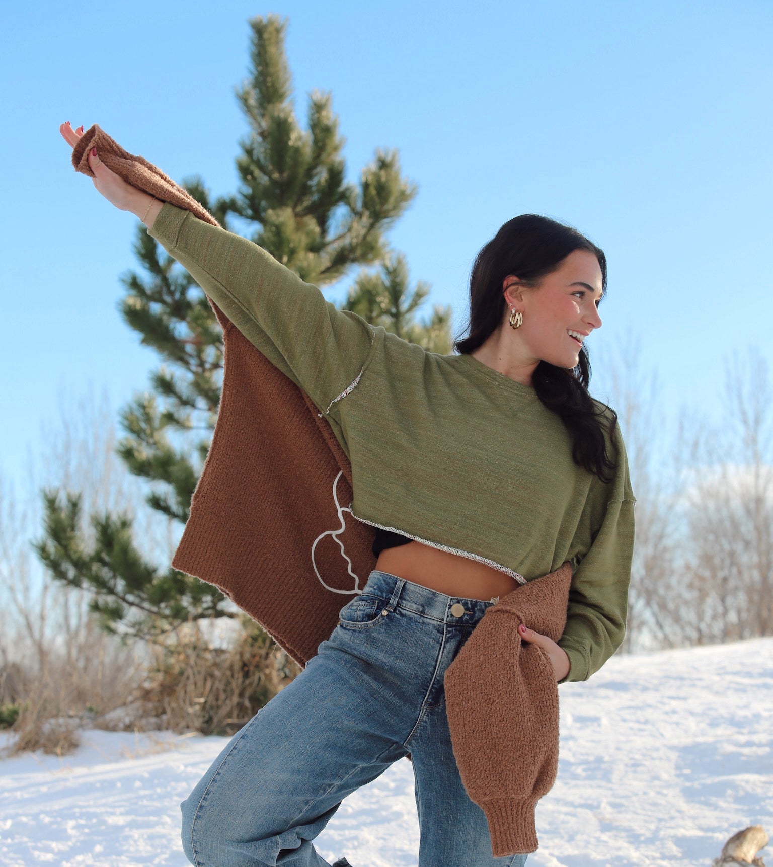 Logan Cropped Long Sleeve