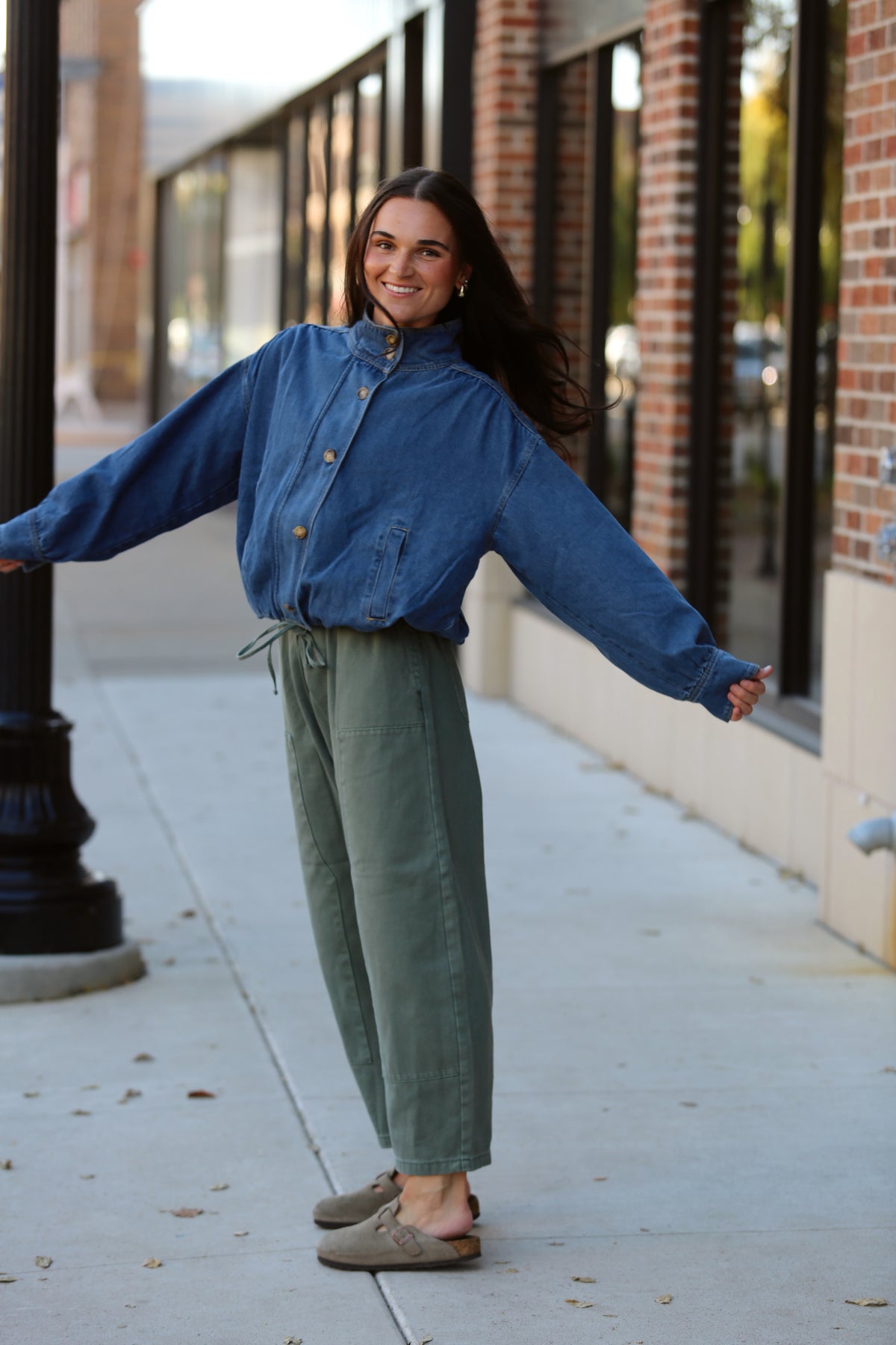 Denim Bomber Jacket