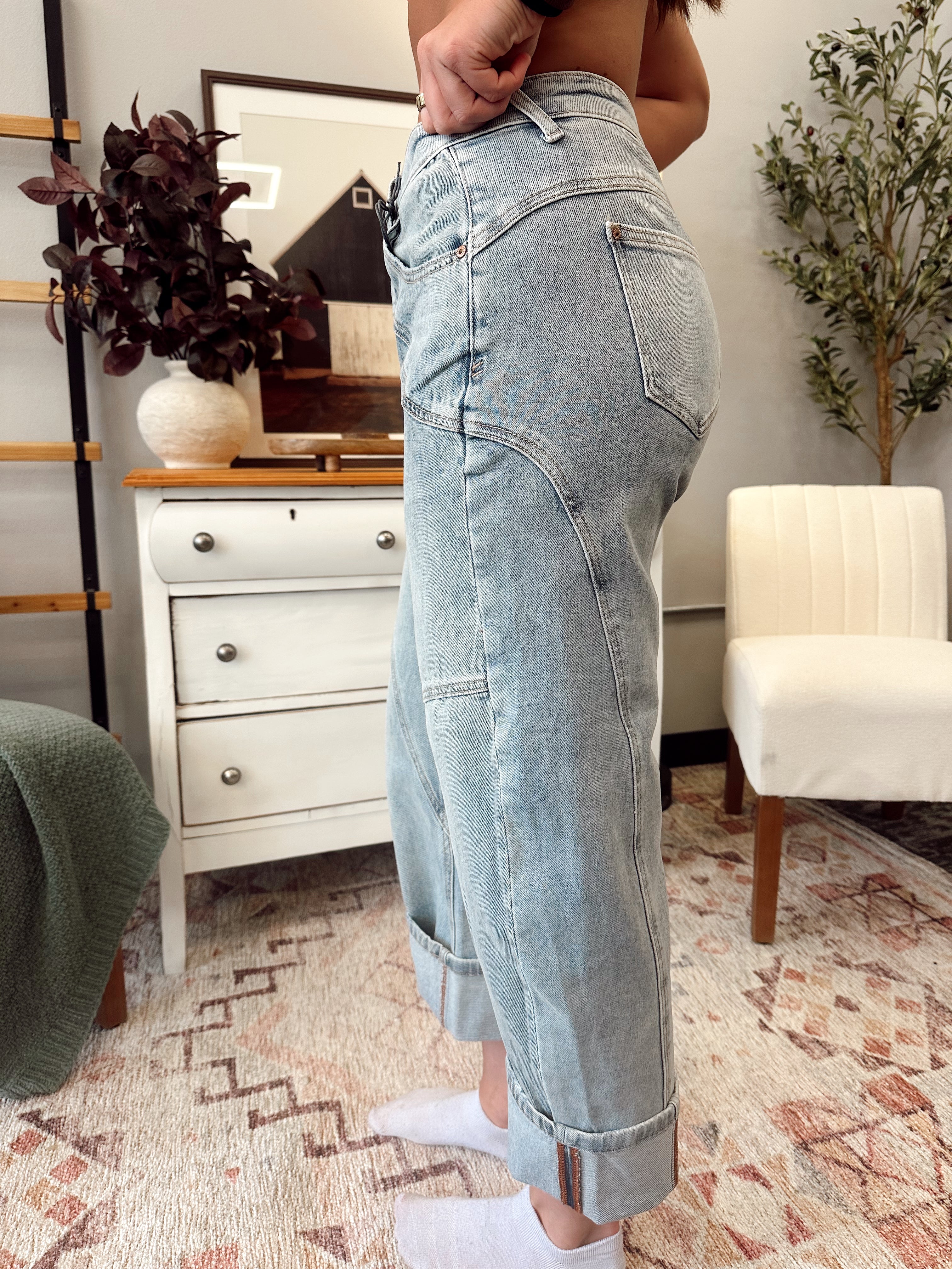 Becket Barrel Wide Leg