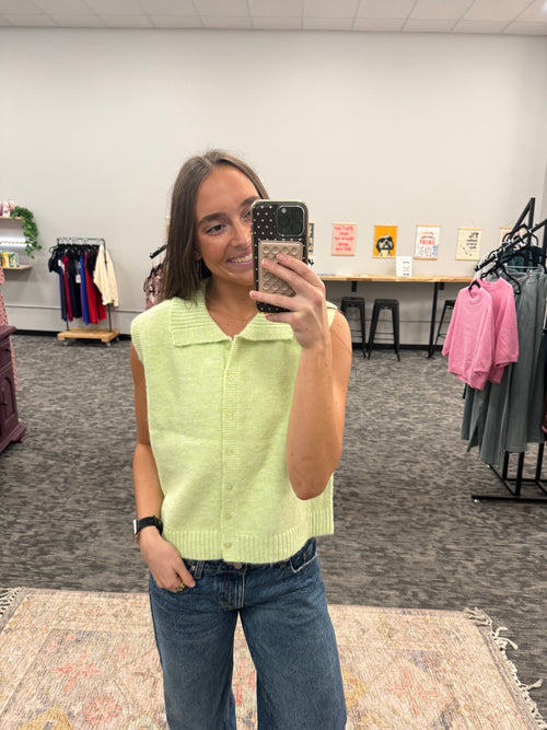The Flirty Knit Vest