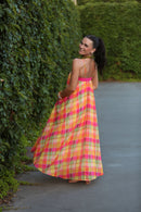 Prism Plaid Maxi Dress
