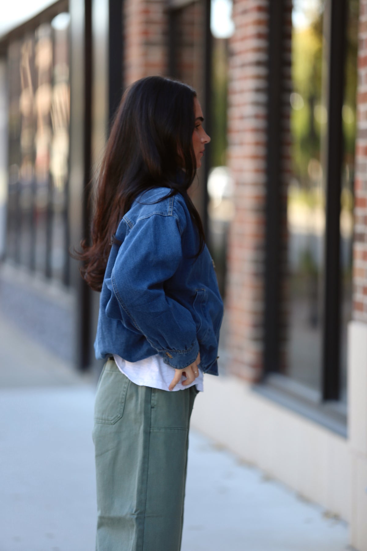 Denim Bomber Jacket