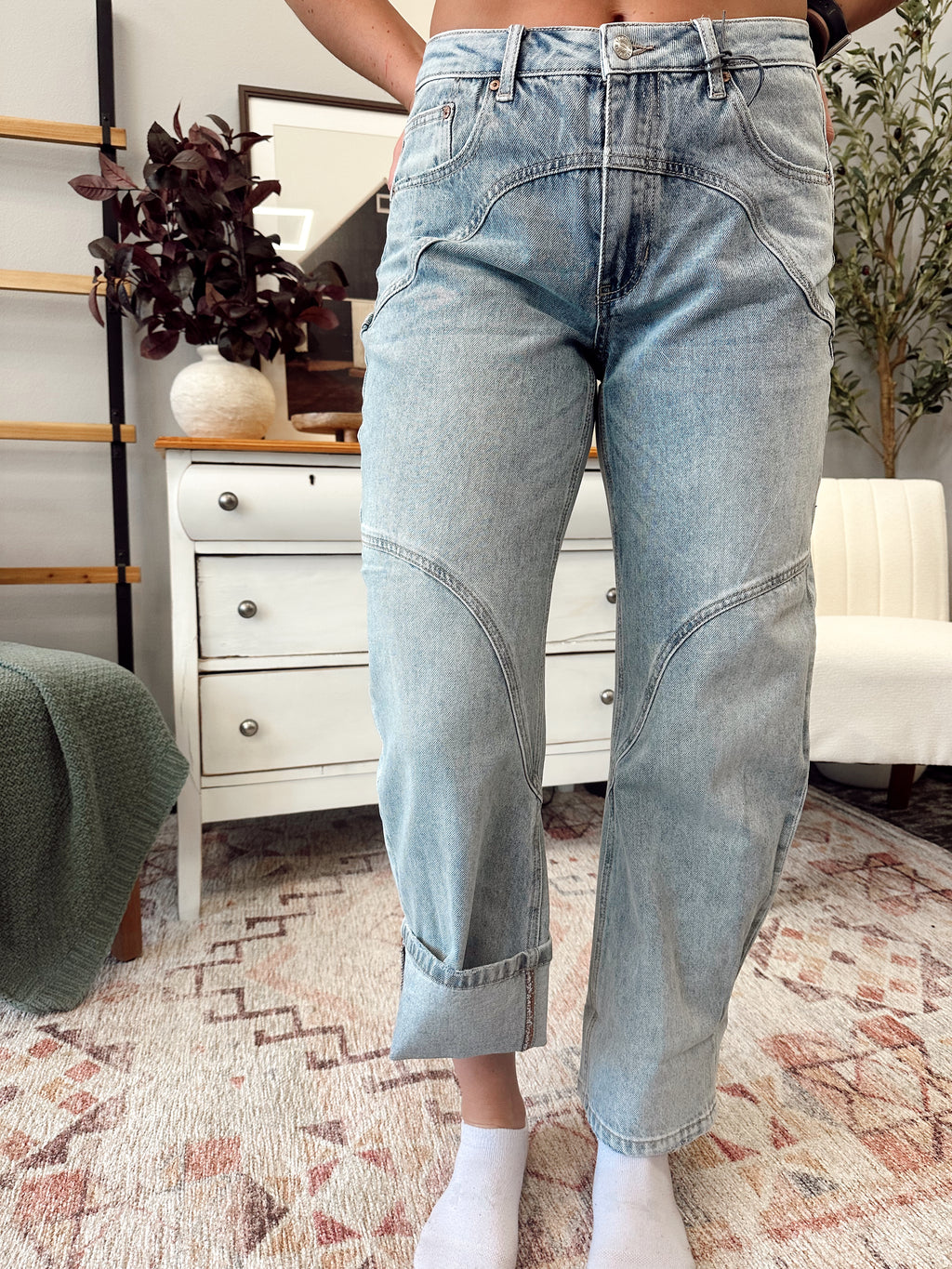 Becket Barrel Wide Leg