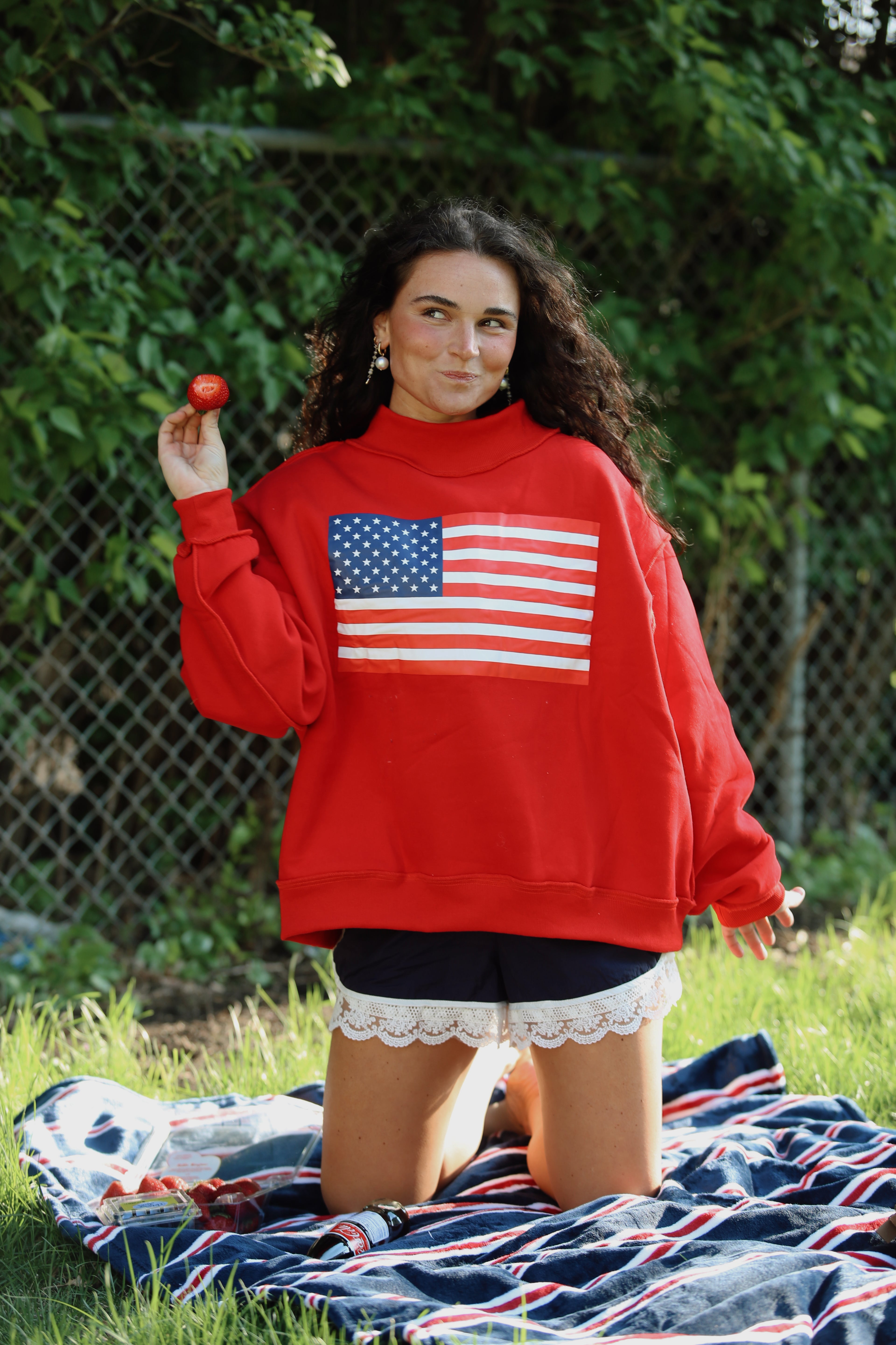 USA Mock Neck