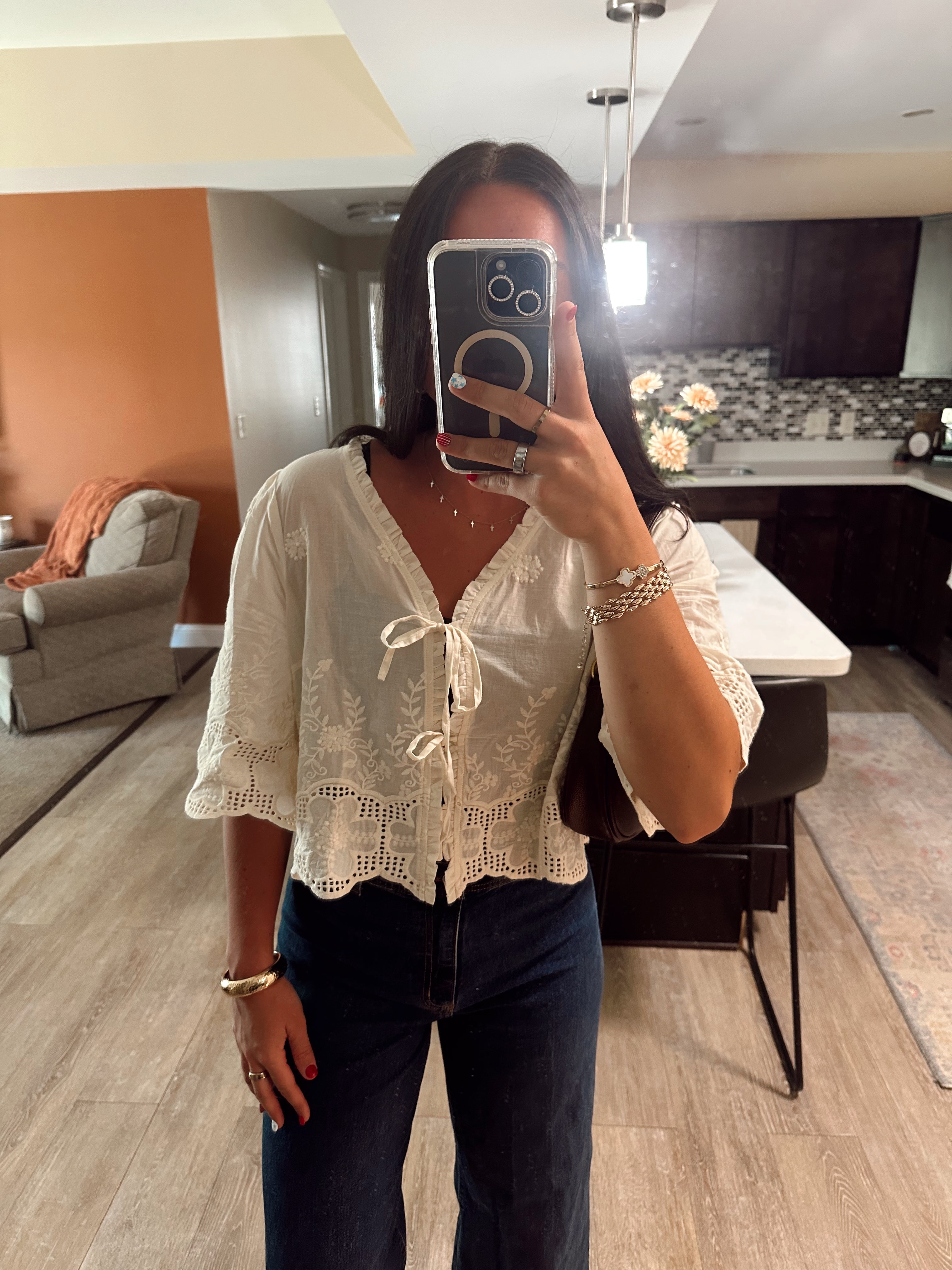 Embroidered Ella Blouse