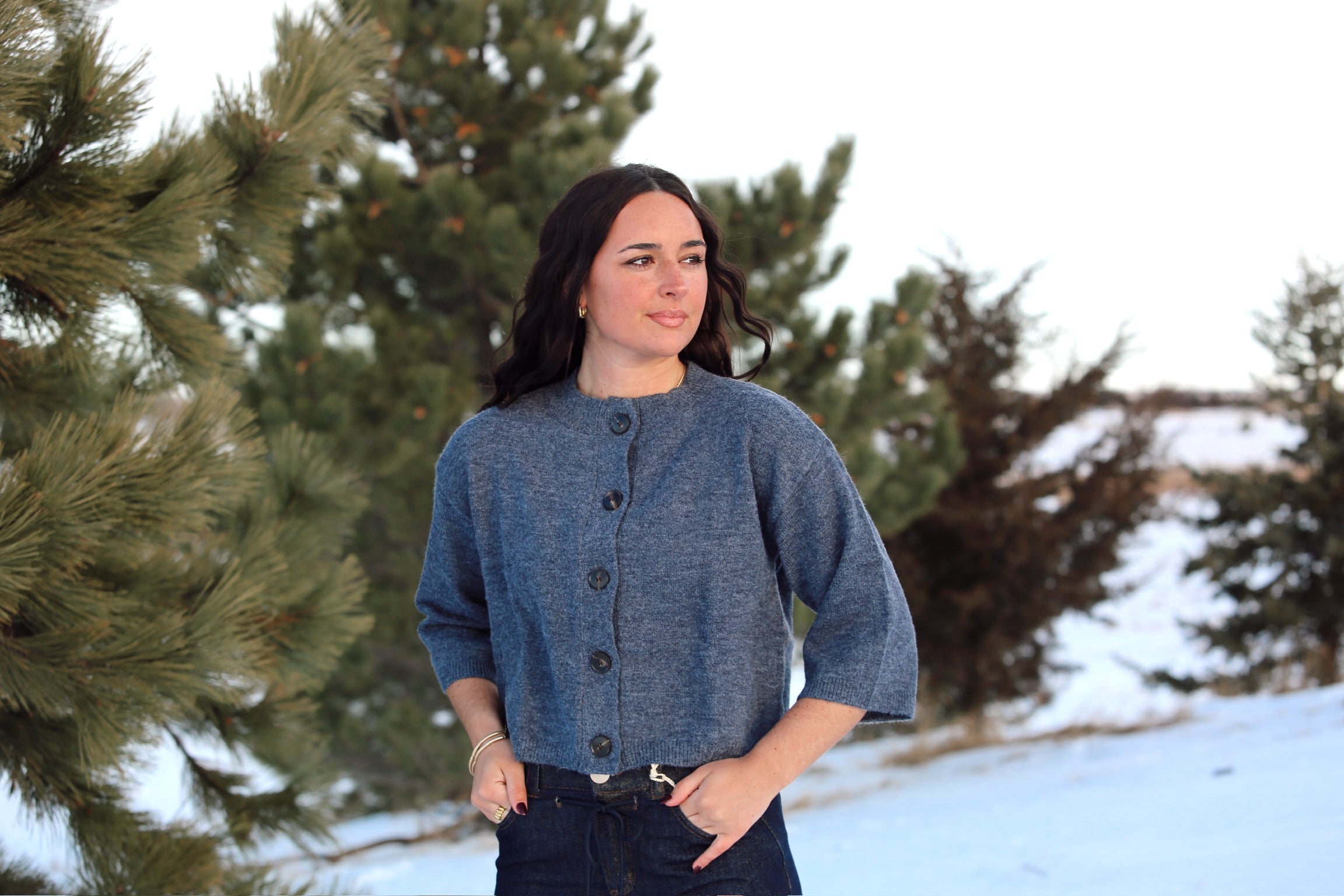 Half Sleeve Cardi