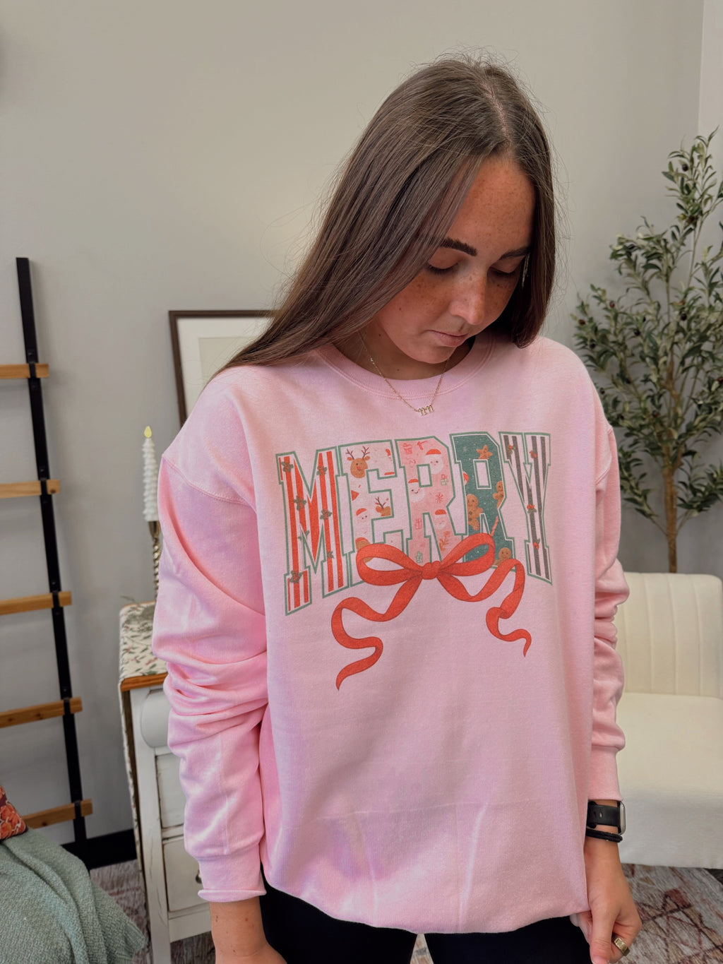 Pink Merry Crewneck
