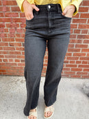 Bennet Black Wide Leg Jean