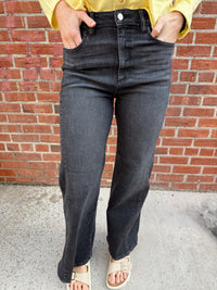 Bennet Black Wide Leg Jean