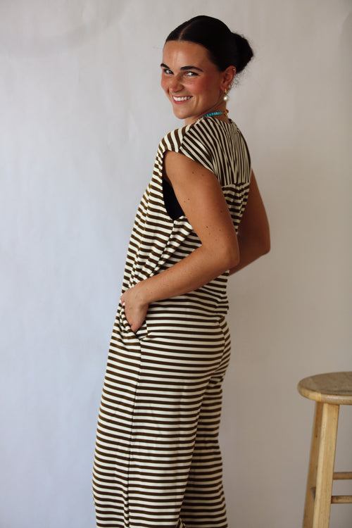 Jackson Stripe Jumpsuit