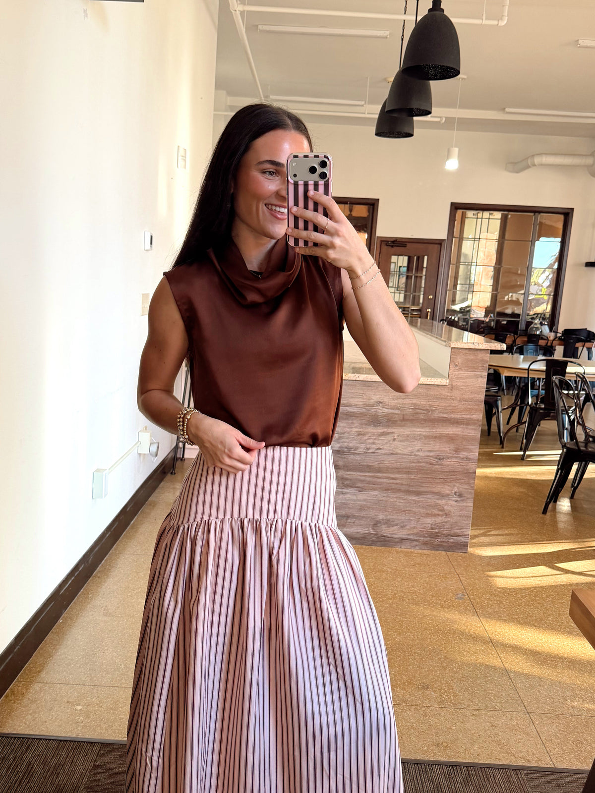 Gigi Satin Top