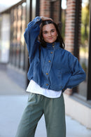 Denim Bomber Jacket