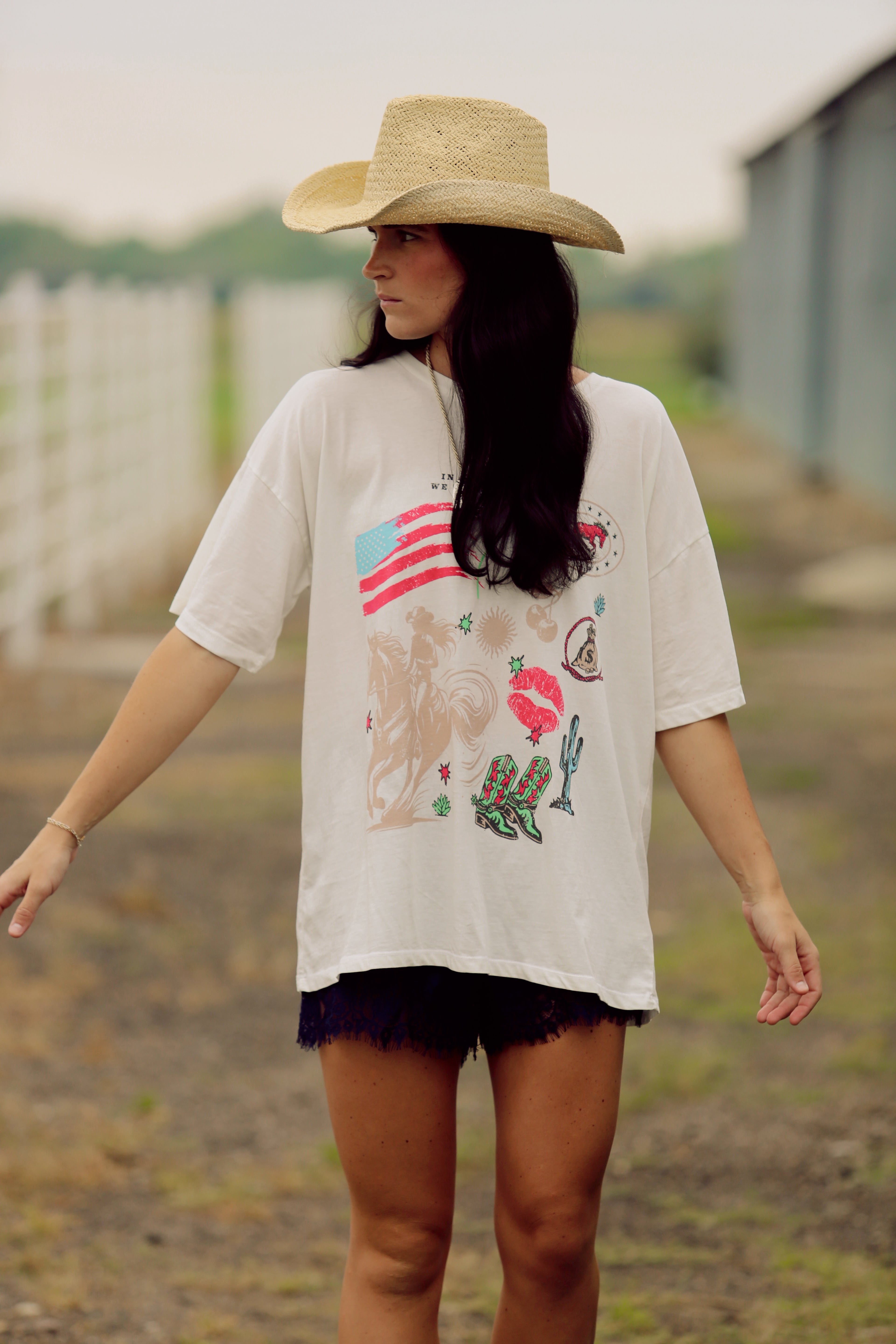 Straw Braided Cowgirl Hat