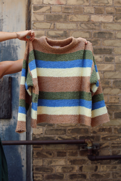 Fall Knit Stripe Sweater