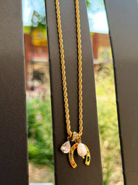Horseshoe Charm Necklace