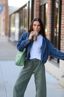 Denim Bomber Jacket