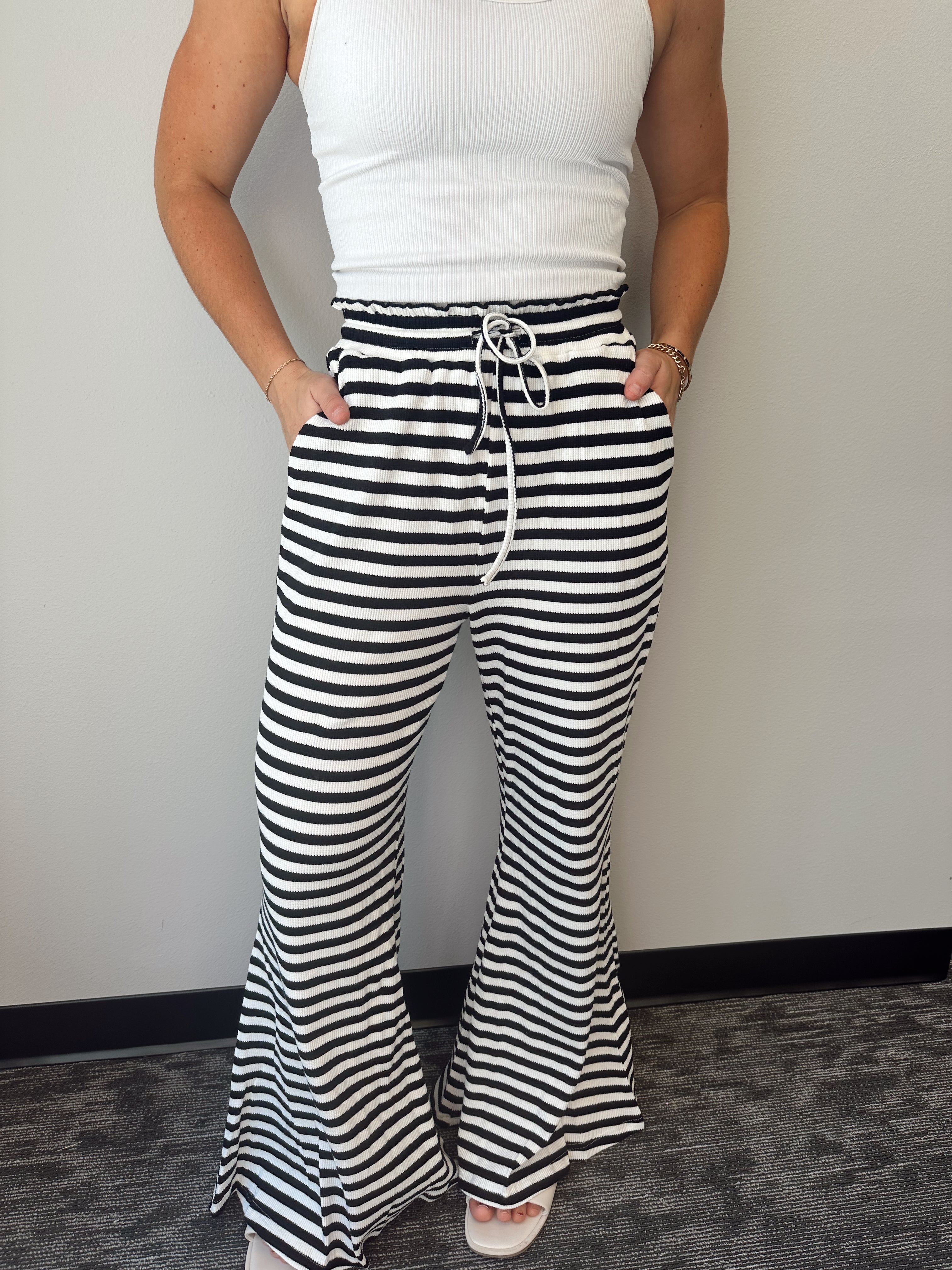 Striped Palazzo Pants