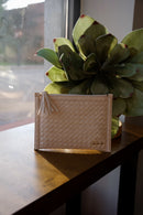 Veda Woven Clutch Bag