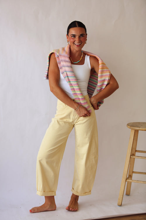 Happy Stripes Cardigan