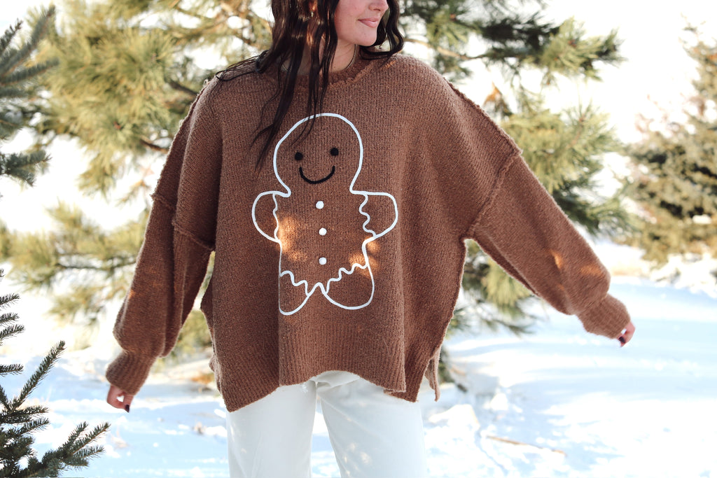 Ginger Gingerbread Sweater