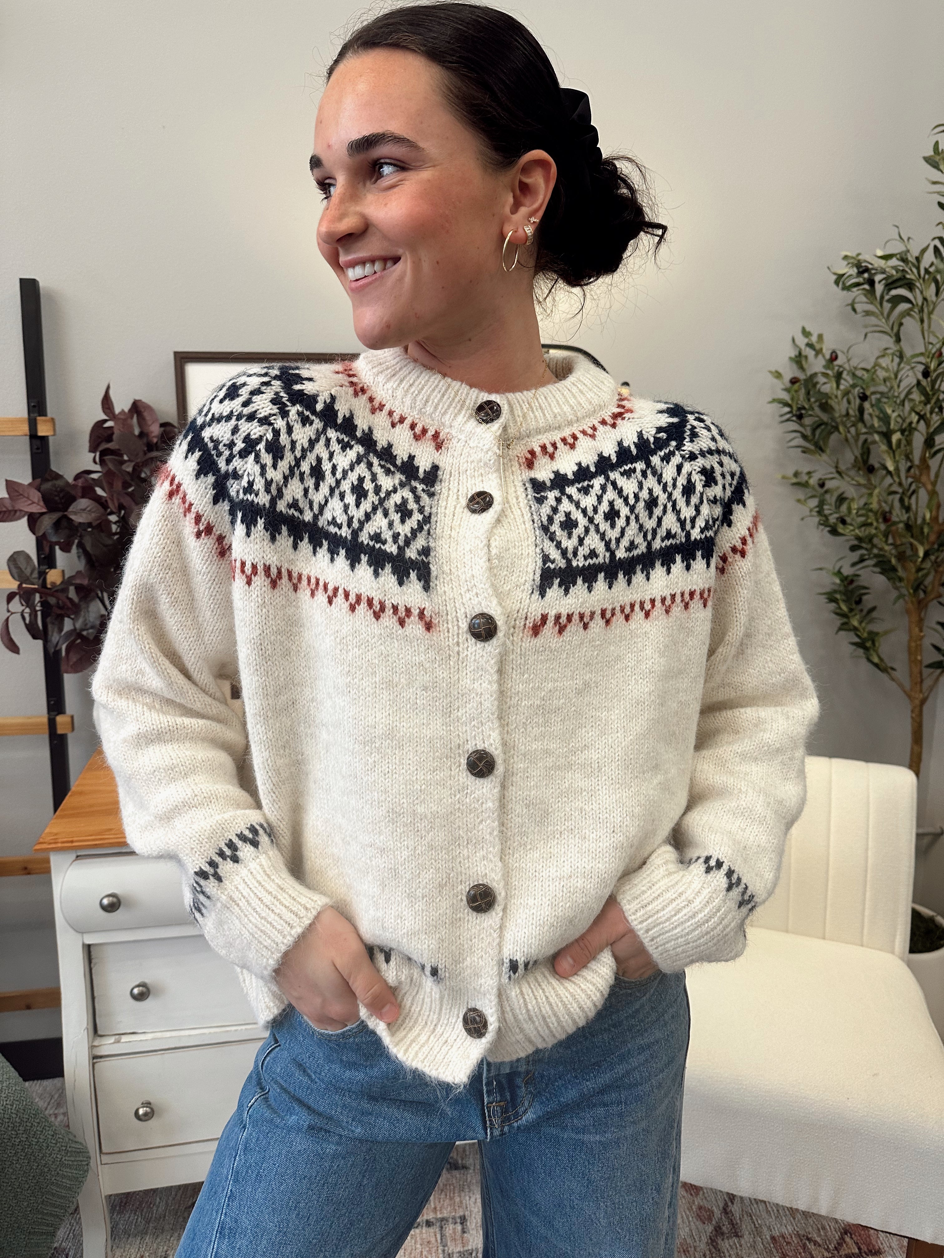 Nordic Fair Sweater Cardigan