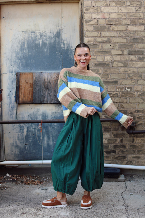 Fall Knit Stripe Sweater