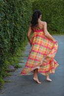 Prism Plaid Maxi Dress