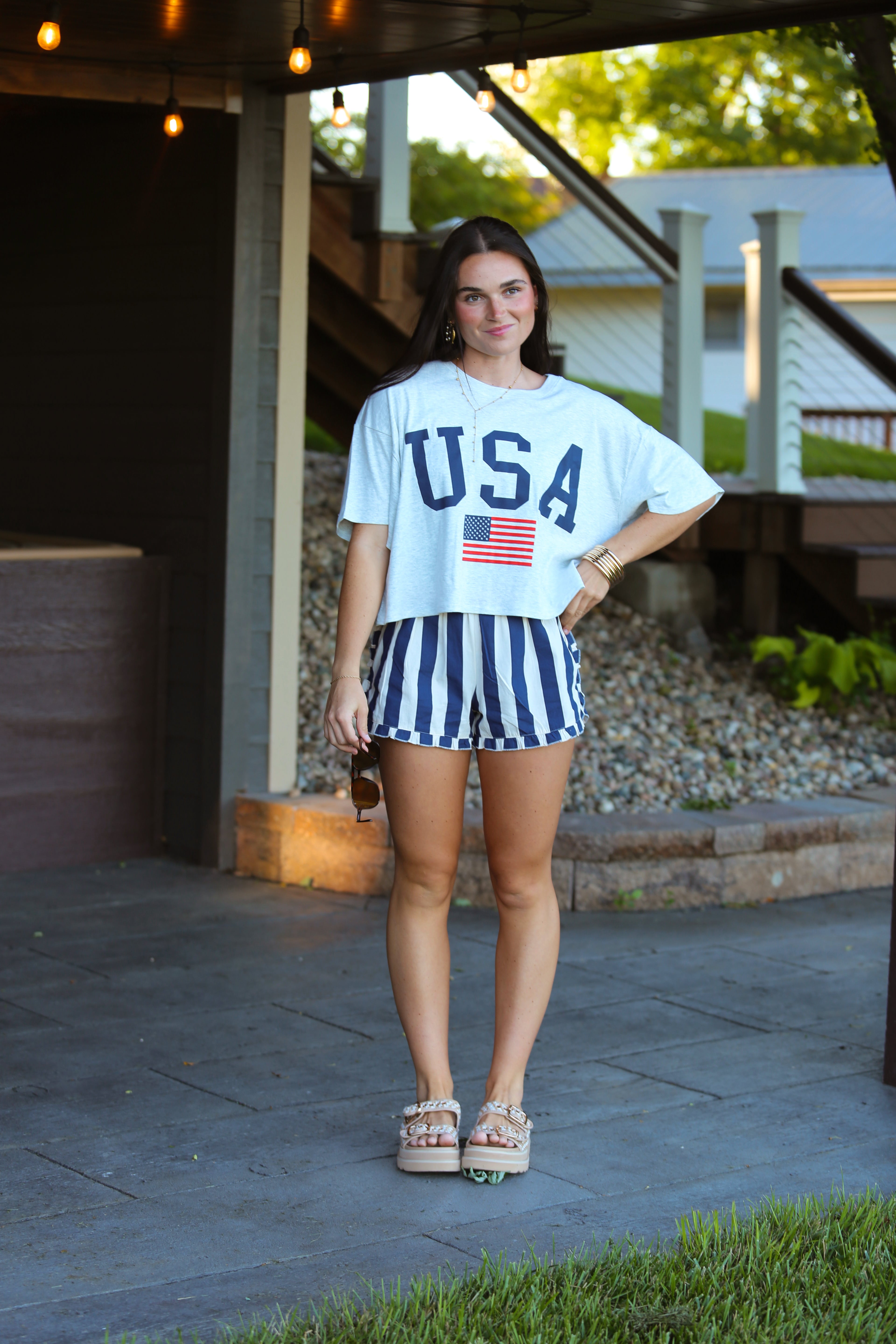 U.S.A Graphic Top