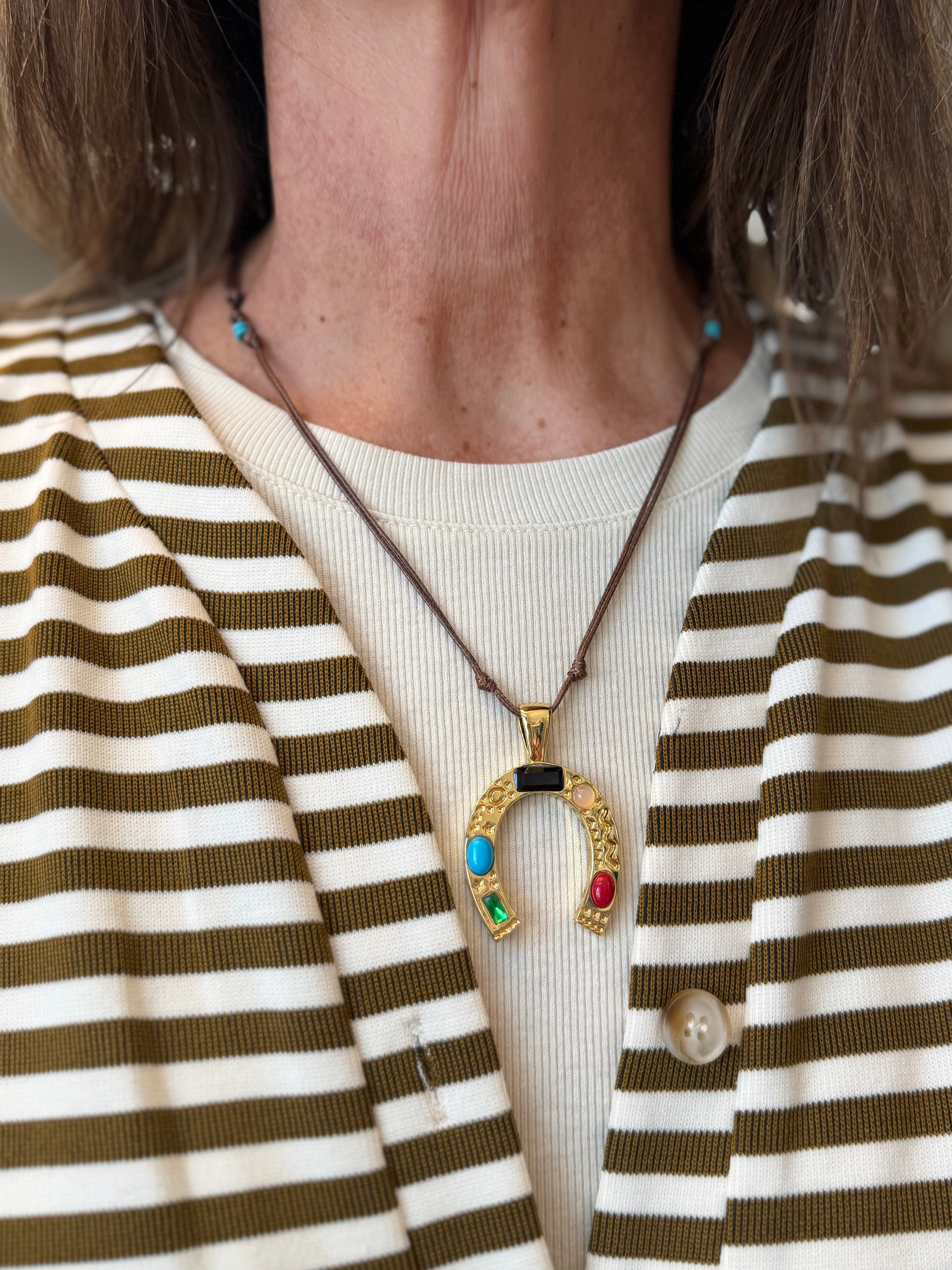 Western Horseshoe Necklace
