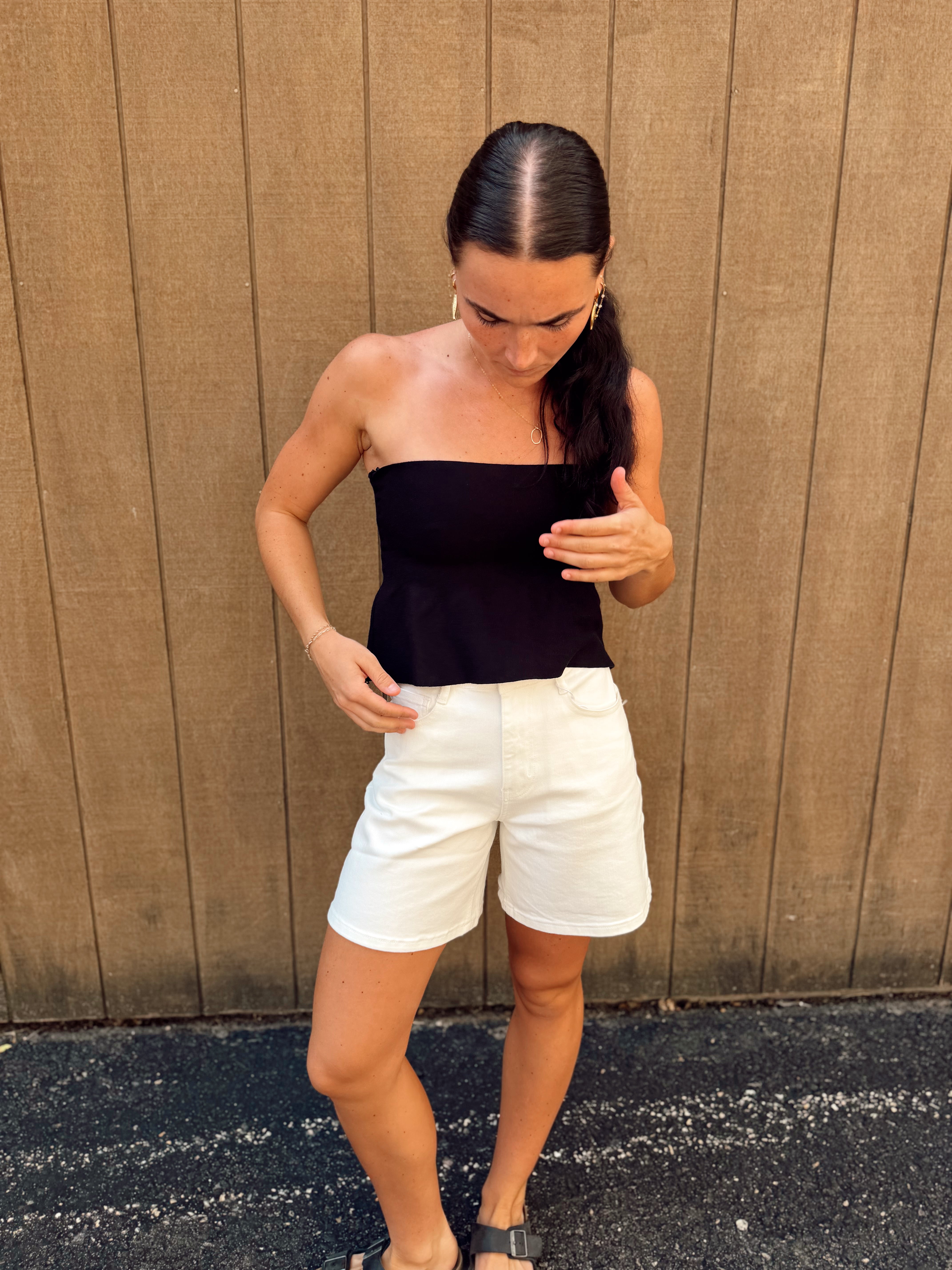 Ellie Knit Peplum Top