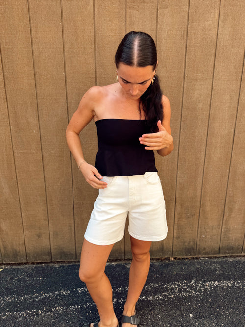 Ellie Knit Peplum Top
