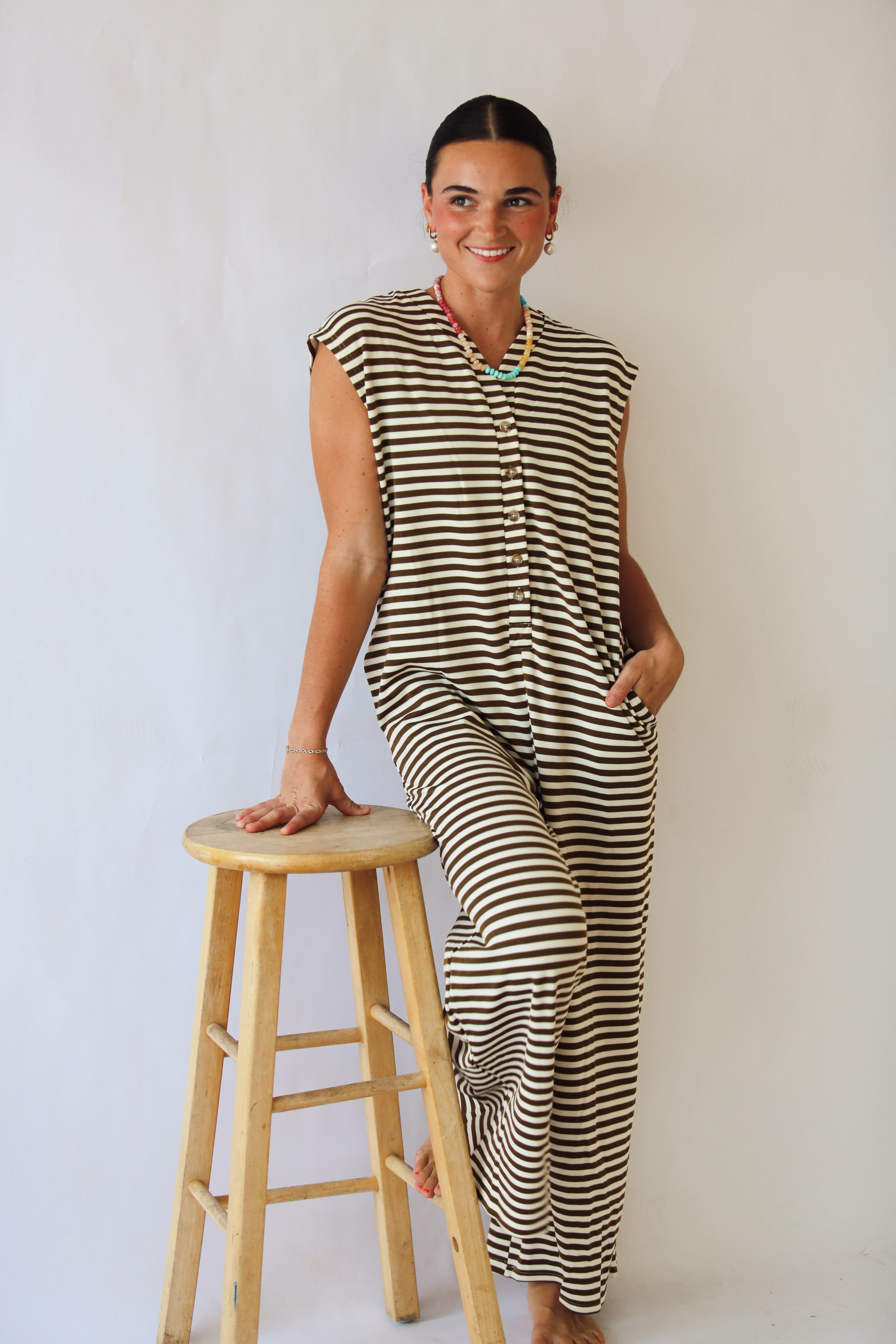 Jackson Stripe Jumpsuit