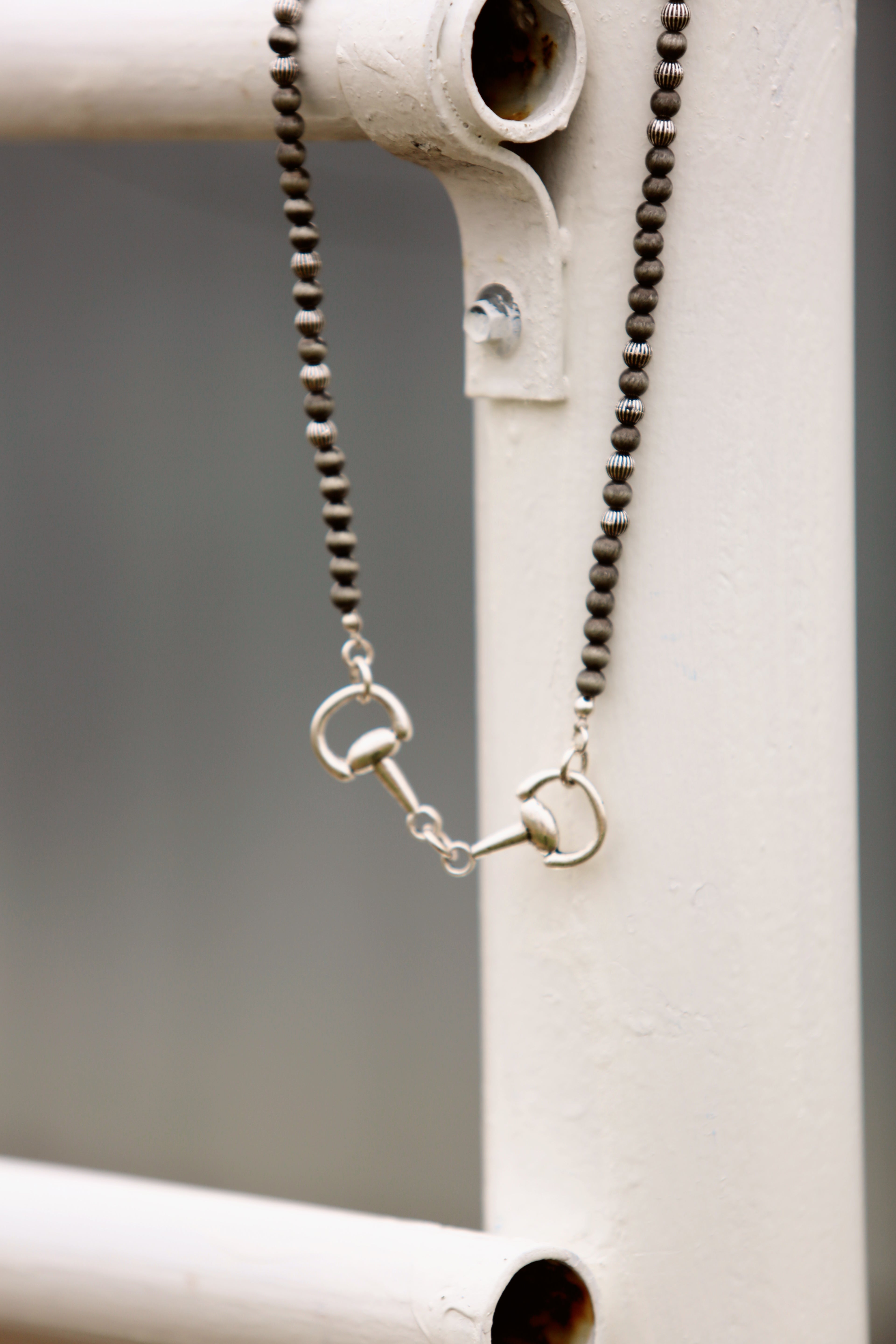Copper Horse Bit Necklace