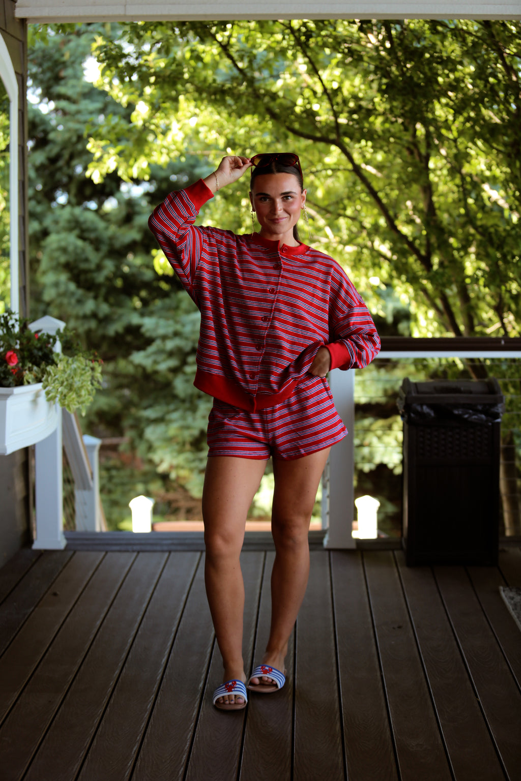 Summer Social Striped Sweater