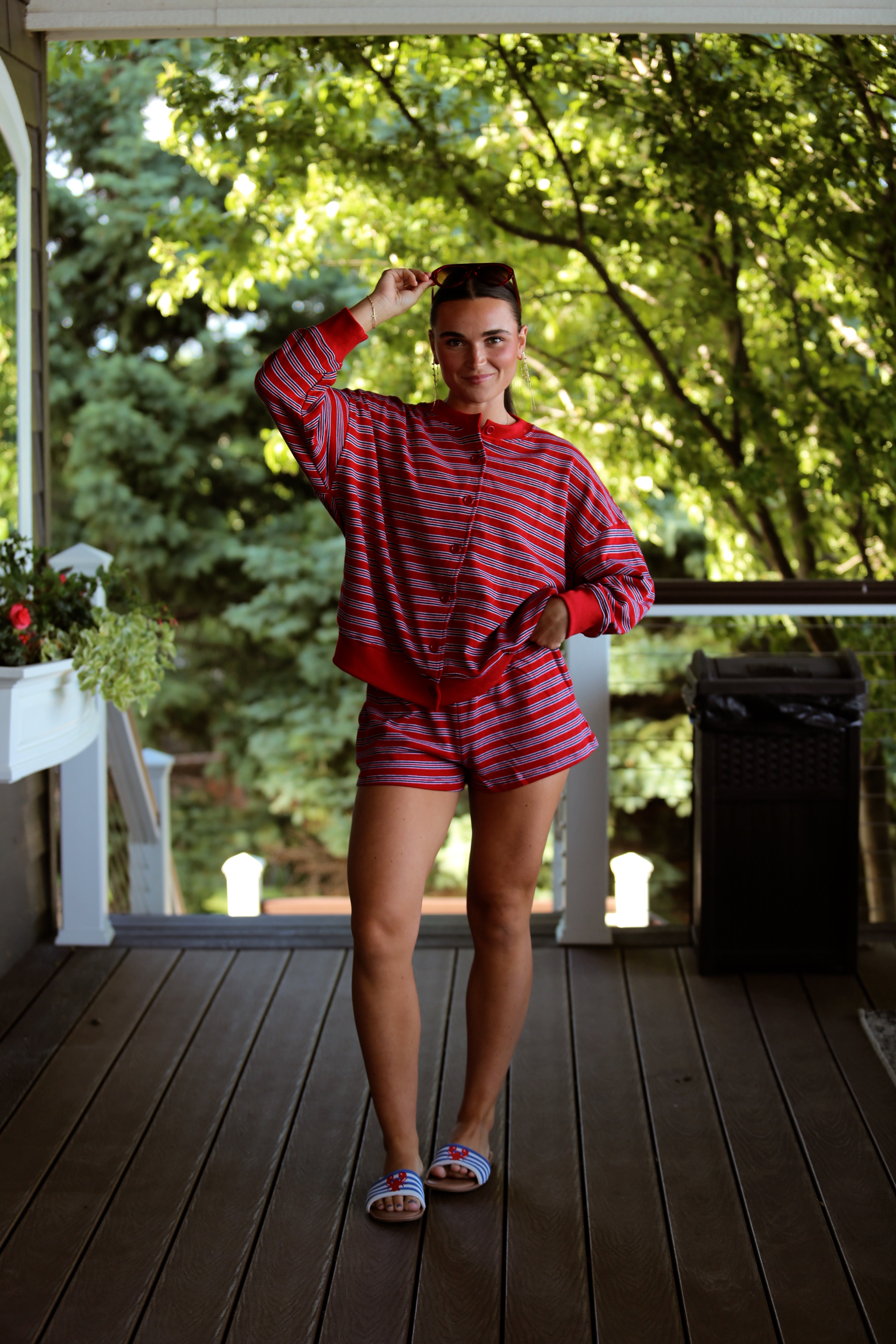Summer Social Striped Sweater