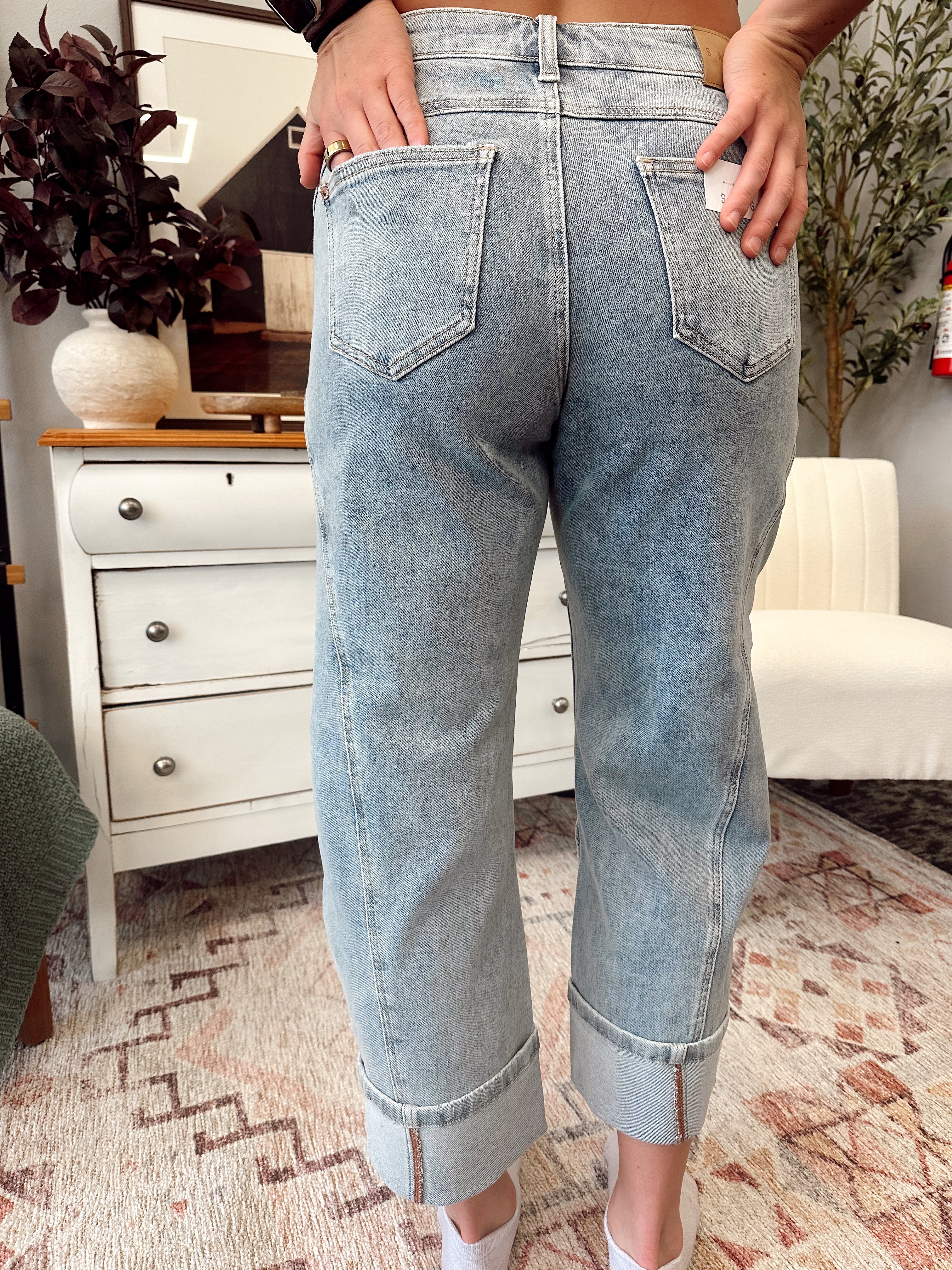 Becket Barrel Wide Leg